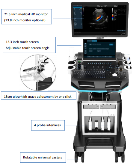 WMV-T5-VET VETERINARY COLOR DOPPLER ULTRASOUND SYSTEM