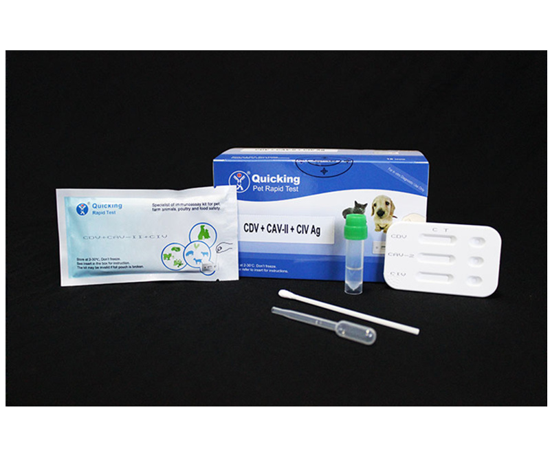 CDV+CAV-II+CIV Ag Triple Rapid Test