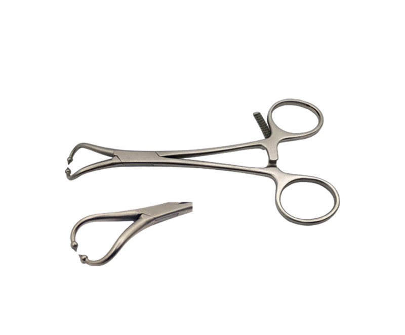 Small Pointed Reduction Forceps With Ball Heads