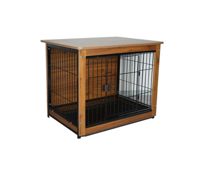 Steel wooden cage