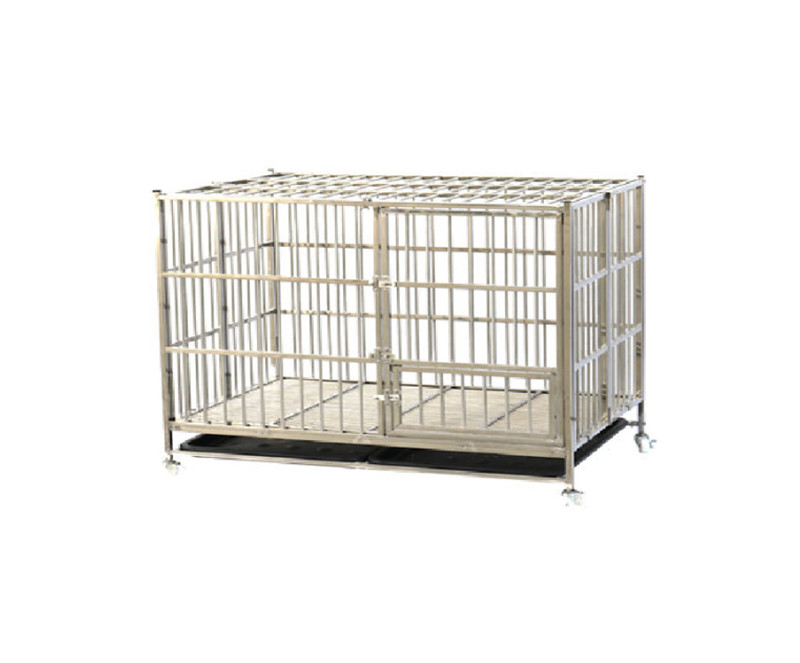 Folding Stainless Steel Dog Cage