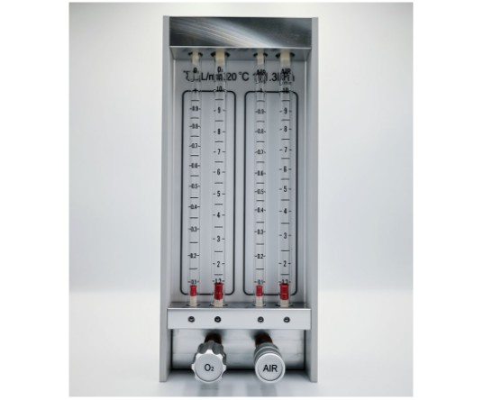 Flowmeter O₂ AIR Four tube Flowmeter O₂ AIR Four tube