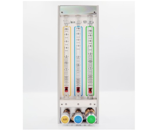 Flowmeter O₂ N₂O AIR Three Tube Flowmeter O₂ N₂O AIR Three Tube