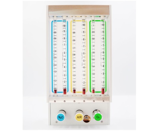 Flowmeter O₂ N₂O AIR Six Tube Flowmeter O₂ N₂O AIR Six Tube