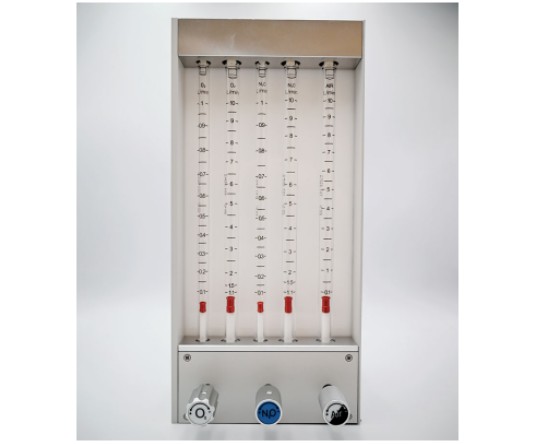 Flowmeter O₂ N₂O AIR Five tube Flowmeter O₂ N₂O AIR Five tube