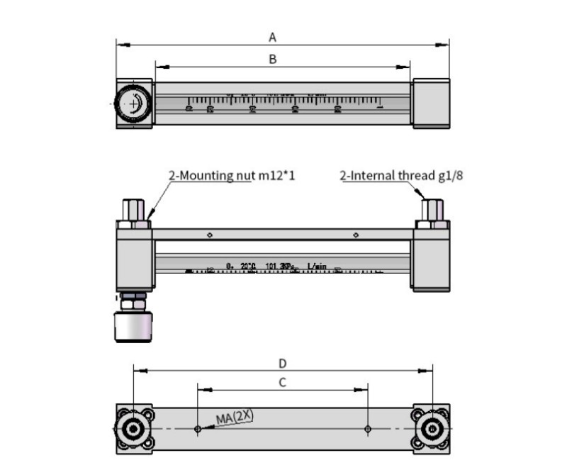 Black Flowmeter