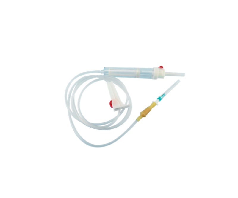 TRANSFUSION SETS FOR SINGLE USE