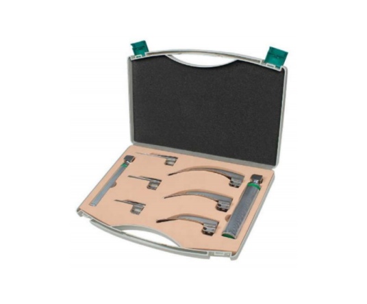 WMV-NJ800F Fiber Optic Laryngoscope (Set of 6 Blades)