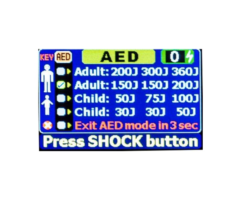 WMV500B Biphasic Defibrillator Monitor