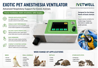 Exotic Pet Animal Ventilator for Treating Birds, Rabbits, and Reptiles